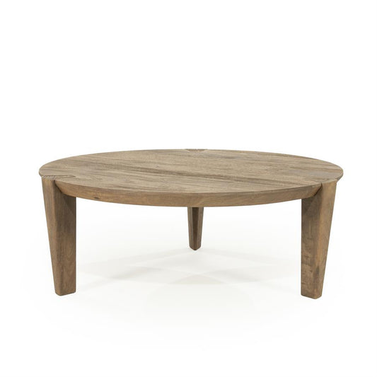 Salontafel Davina Eleonora rond - Geborsteld mangohout - Large