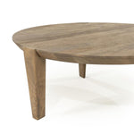 Salontafel Davina Eleonora rond - Geborsteld mangohout - Large