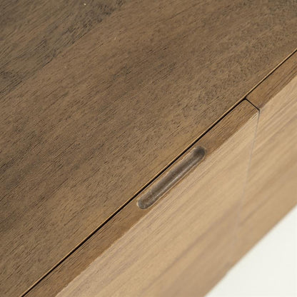 TV meubel King Eleonora ronde vormen 160x40x43 cm - Geborsteld mangohout, foto 13