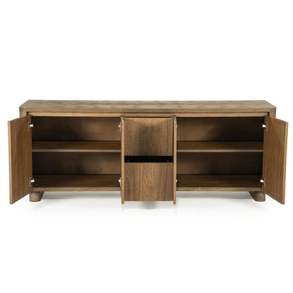 TV meubel Edward Eleonora  160x40x61 cm - Geborsteld mangohout