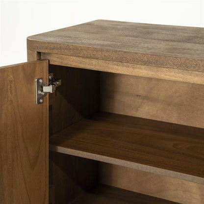 TV meubel Edward Eleonora  160x40x61 cm - Geborsteld mangohout