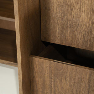 TV meubel Edward Eleonora  160x40x61 cm - Geborsteld mangohout