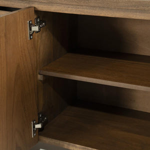 TV meubel Edward Eleonora  160x40x61 cm - Geborsteld mangohout