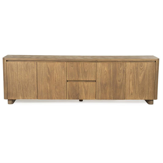 TV meubel Edward Eleonora 200x40x61 cm - Geborsteld mangohout