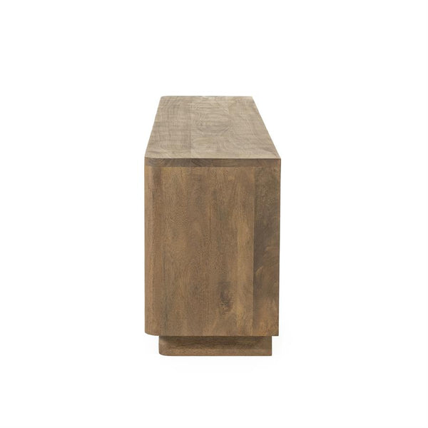 TV meubel Edward Eleonora 200x40x61 cm - Geborsteld mangohout