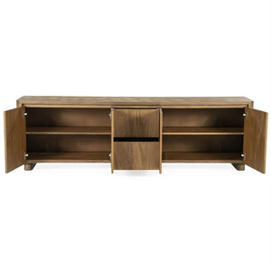 TV meubel Edward Eleonora 200x40x61 cm - Geborsteld mangohout