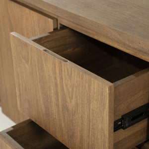 TV meubel Edward Eleonora 200x40x61 cm - Geborsteld mangohout