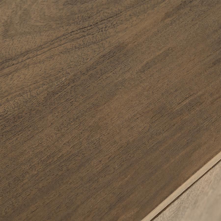 TV meubel Edward Eleonora 200x40x61 cm - Geborsteld mangohout