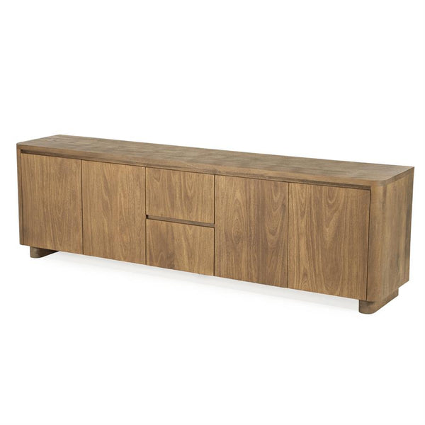 TV meubel Edward Eleonora 200x40x61 cm - Geborsteld mangohout