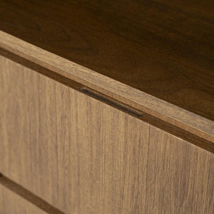 Wandkast / kabinet Edward Eleonora 100x40x180 cm  - Geborsteld mangohout