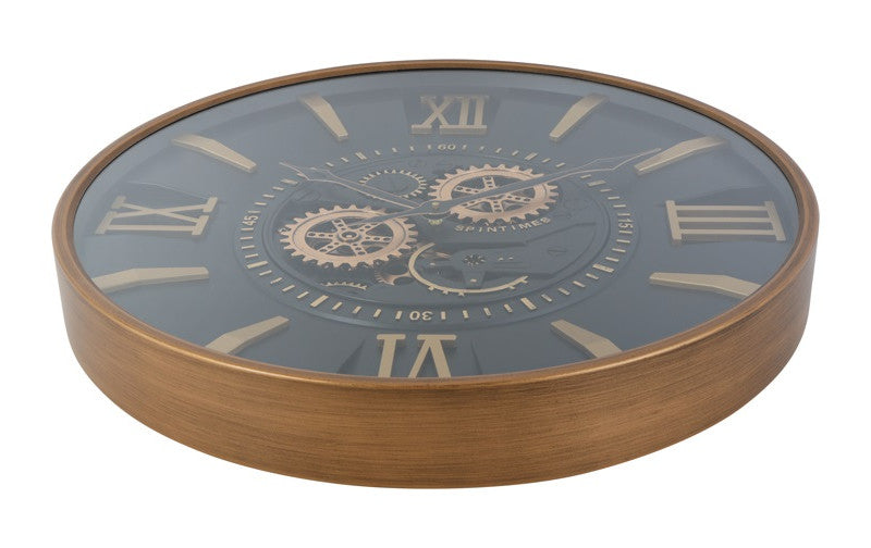 Radarklok Momento rond zwart/goud Countryfield Ø60 cm (NIEUW)