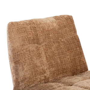 Relaxfauteuil Mila handmatig & draaibaar met unieke schommelstand - Cinnamon stof