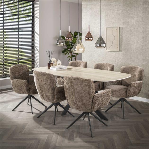 Hanglamp Wings 5-lichts / Zwart