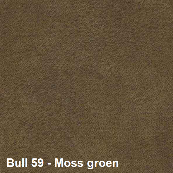 Fauteuil met armleuning Microleder bull 59 groen  (Magazijn sale)
