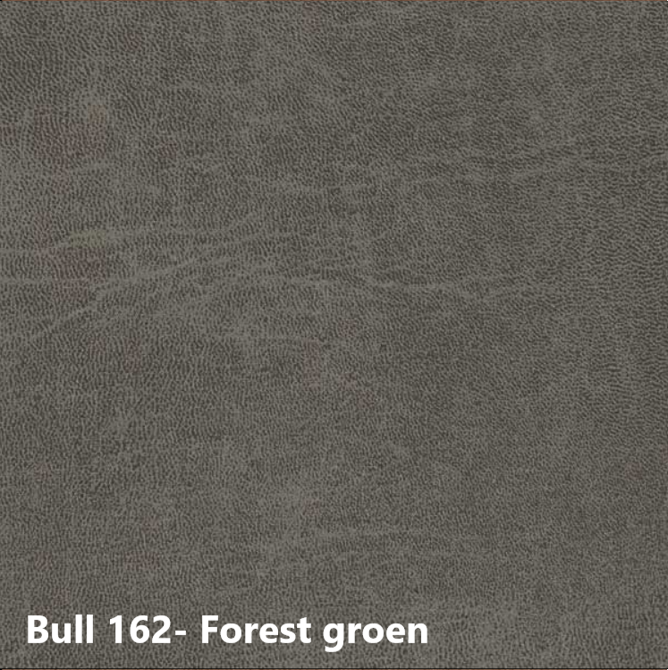 Eetkamerstoel Mila met arm & draaifunctie Bull microleder stof - Antraciet/Cognac/Groen