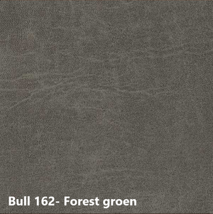 Eetkamerstoel Marleen met arm & draaifunctie Bull microleder stof - Antraciet/Cognac/Groen