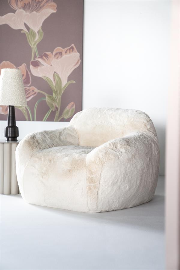 fauteuil/zitzak Hug groot By-Boo - Beige