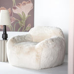 fauteuil/zitzak Hug groot By-Boo - Beige