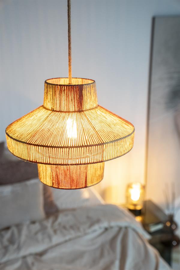 Hanglamp Cirque 3 By-Boo - Jute/metaal