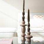 Kaarsenhouder Barolo (set of 2)  By-Boo - Oud roze (Magazijn sale)