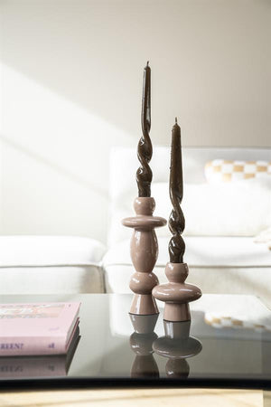 Kaarsenhouder Barolo (set of 2)  By-Boo - Oud roze (Magazijn sale)