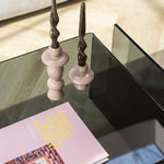 Kaarsenhouder Barolo (set of 2)  By-Boo - Oud roze (Magazijn sale)