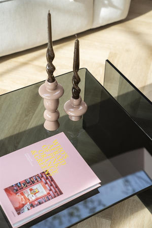 Kaarsenhouder Barolo (set of 2)  By-Boo - Oud roze (Magazijn sale)
