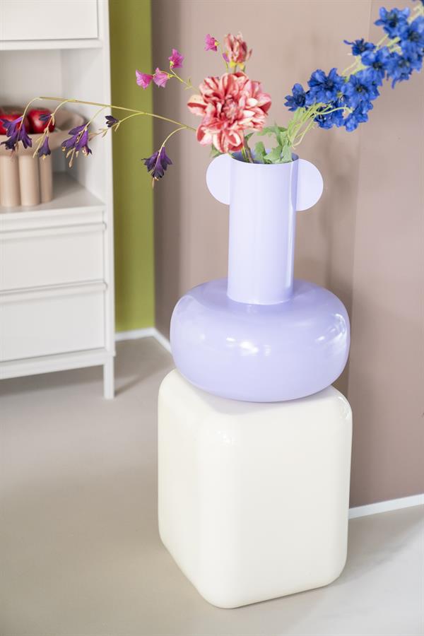 Poef/stoel Dixon By-Boo - Beige 34x34x42 cm