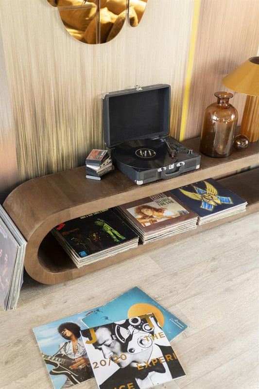 TV kast Elora By-Boo Mangohout - 200x30x40 cm
