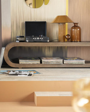 TV kast Elora By-Boo Mangohout - 200x30x40 cm