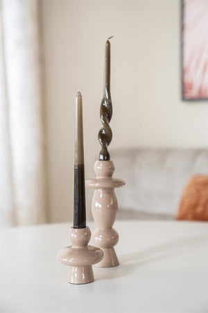 Kaarsenhouder Barolo (set of 2)  By-Boo - Oud roze (Magazijn sale)
