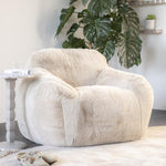 fauteuil/zitzak Hug groot By-Boo - Beige
