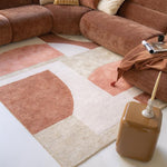 Vloerkleed Kazi By-Boo rechthoekig 190x290 - Terracotta