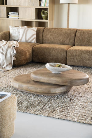 Salontafel draaibaar Kabo By-Boo - Mangohout lichtbruin