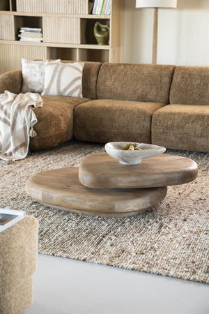 Salontafel draaibaar Kabo By-Boo - Mangohout lichtbruin