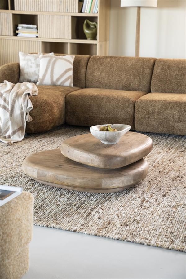 Salontafel draaibaar Kabo By-Boo - Mangohout lichtbruin