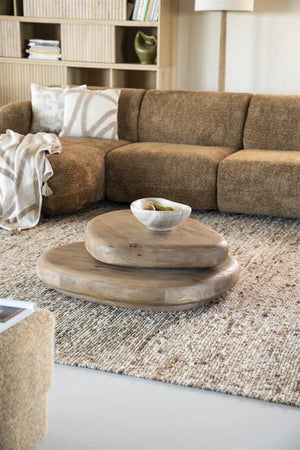 Salontafel draaibaar Kabo By-Boo - Mangohout lichtbruin