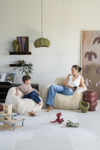 fauteuil/zitzak Hug groot By-Boo - Beige