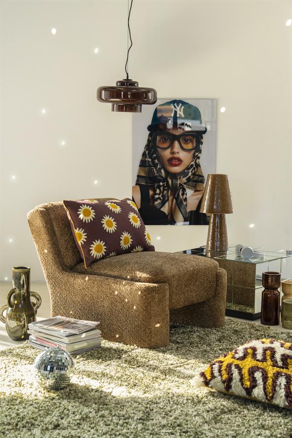 Tafellamp Clayton  By-Boo small - Mosterd kleur