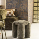 Poef Omla By-Boo  - Groene stof