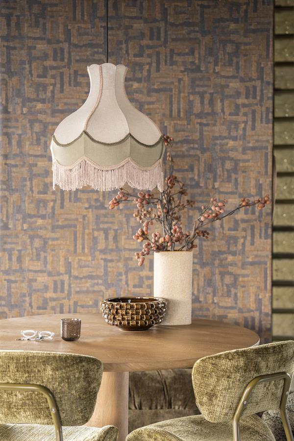 Retro Hanglamp Fringaloo By-Boo - Groen