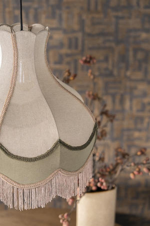 Retro Hanglamp Fringaloo By-Boo - Groen