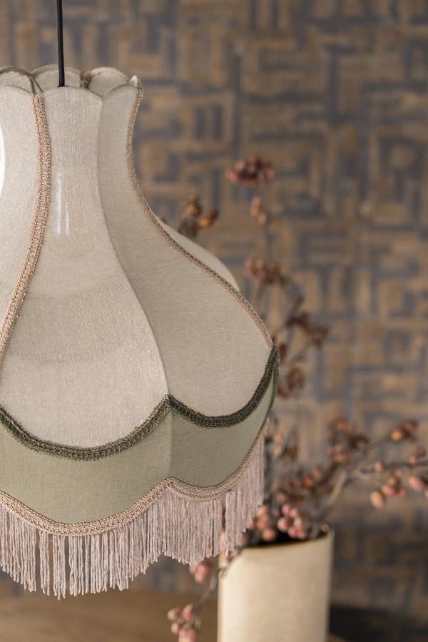 Retro Hanglamp Fringaloo By-Boo - Groen