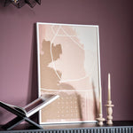 Kaarsenhouder Barolo (set of 2)  By-Boo - Oud roze (Magazijn sale)