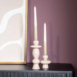 Kaarsenhouder Barolo (set of 2)  By-Boo - Oud roze (Magazijn sale)