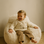 Little Hug kinder fauteuil/zitzak By-Boo - Beige