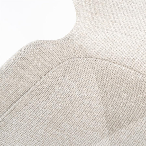 Eetkamerstoel Spinner By-Boo stof zonder armleuning - Oud roze / Antraciet / Taupe/ Beige - Met gratis impregneerspray