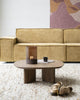 Salontafel Stef Eleonora small 80x80 cm - Bruin eikenhout