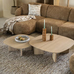 Salontafel Stef Eleonora small 80x80 cm - Naturel eikenhout