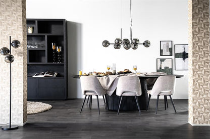 Kabinet/Wandkast Helsinki Eleonora  150x220 cm - Zwart eiken